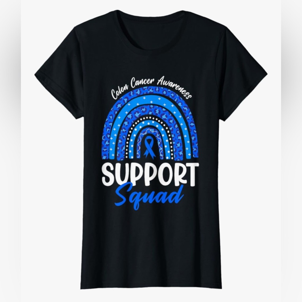 Colon Cancer Awareness Women’s Custom Graphic T shirt